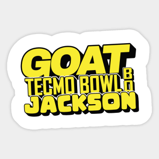 Goat Tecmo Bowl Bo Jackson Sticker